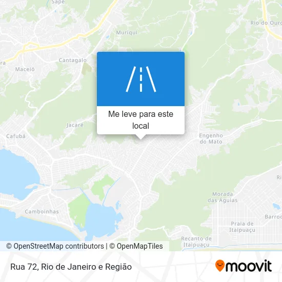 Rua 72 mapa