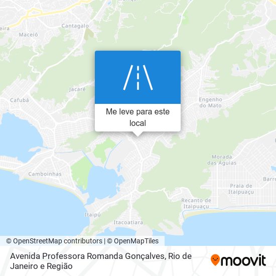 Avenida Professora Romanda Gonçalves mapa