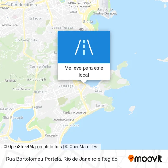 Rua Bartolomeu Portela mapa