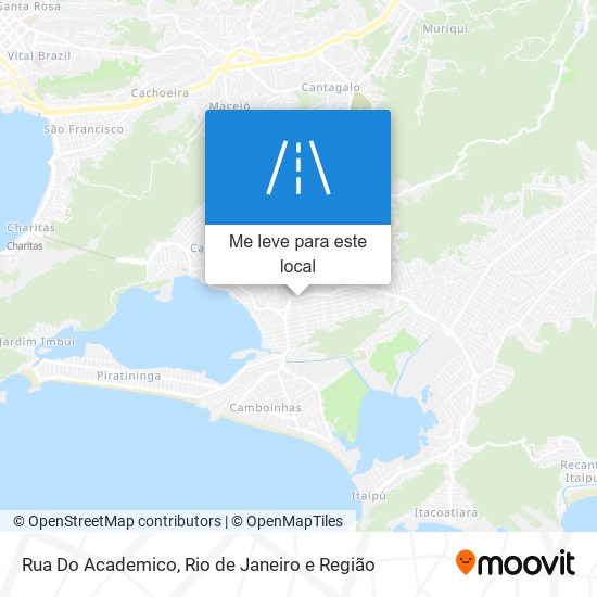 Rua Do Academico mapa