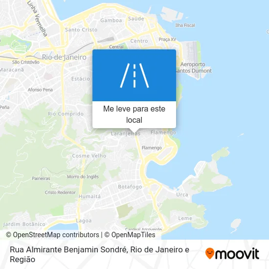 Rua Almirante Benjamin Sondré mapa