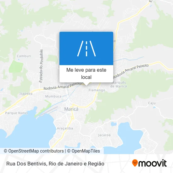 Rua Dos Bentivis mapa