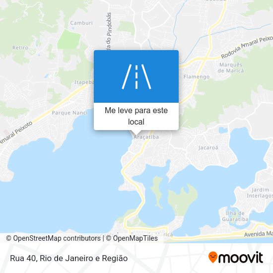Rua 40 mapa