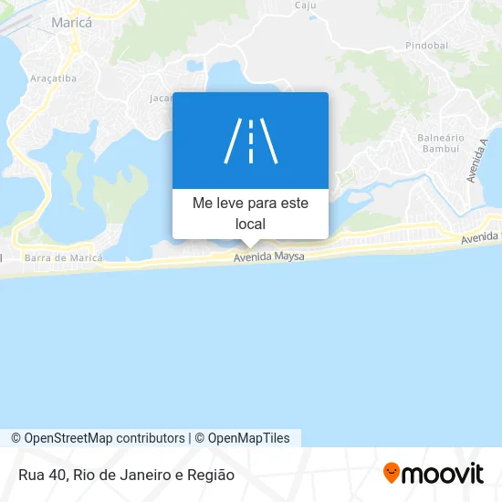 Rua 40 mapa