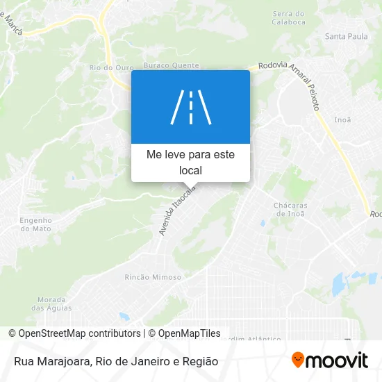 Rua Marajoara mapa