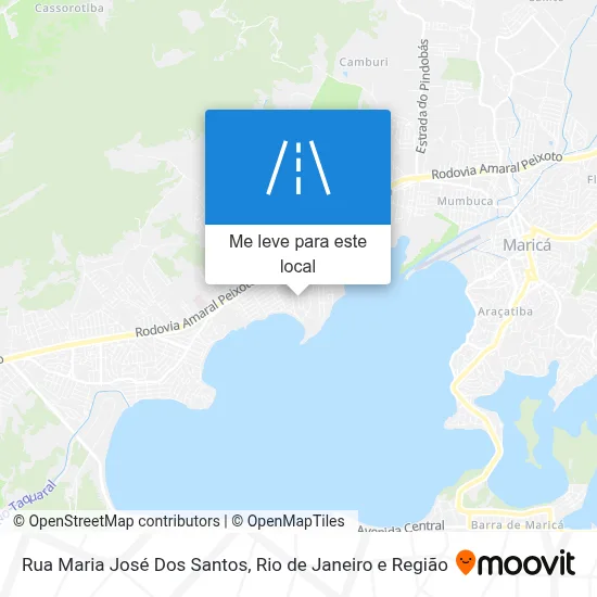 Rua Maria José Dos Santos mapa