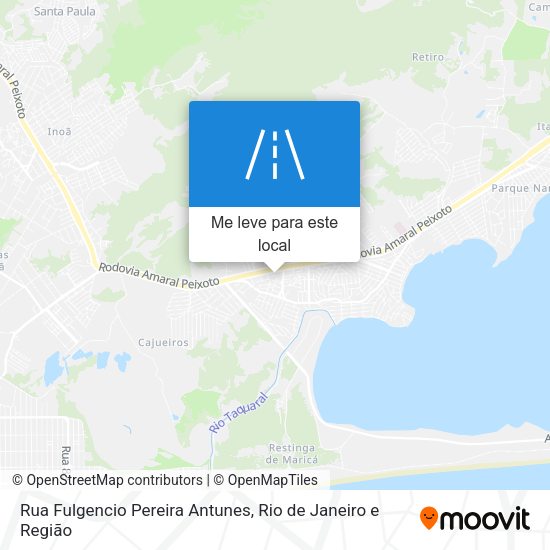 Rua Fulgencio Pereira Antunes mapa