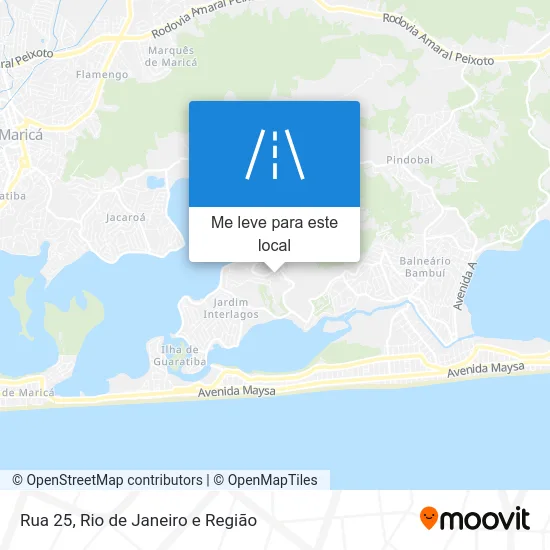 Rua 25 mapa