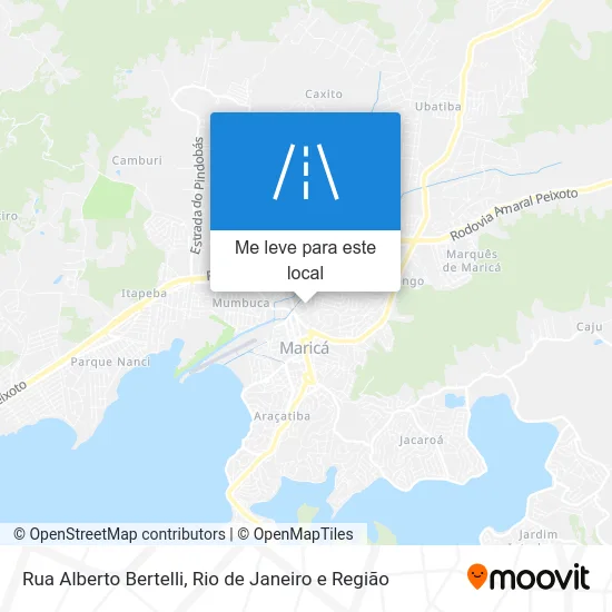Rua Alberto Bertelli mapa