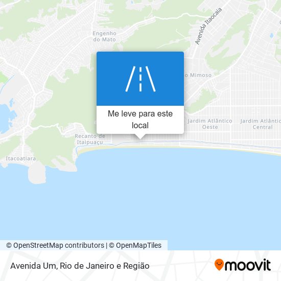 Avenida Um mapa