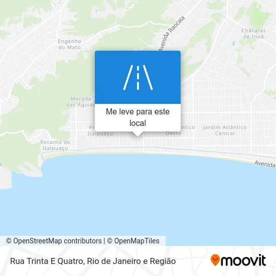 Rua Trinta E Quatro mapa