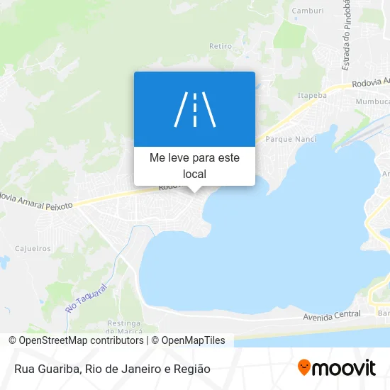 Rua Guariba mapa