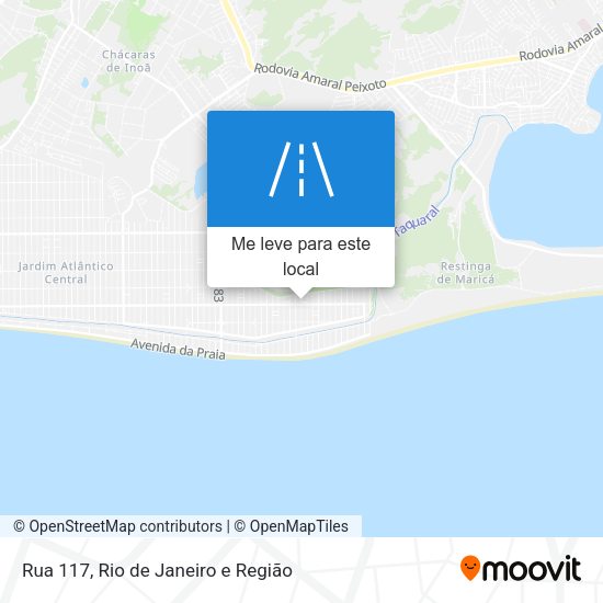 Rua 117 mapa