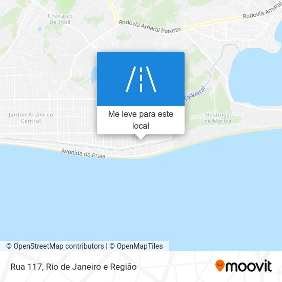 Rua 117 mapa