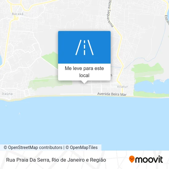Rua Praia Da Serra mapa
