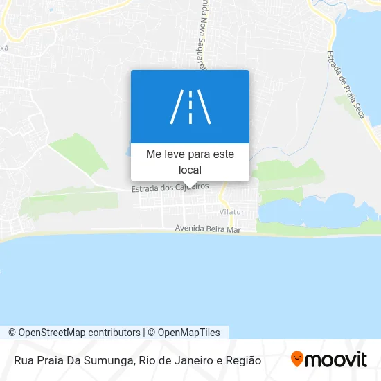 Rua Praia Da Sumunga mapa