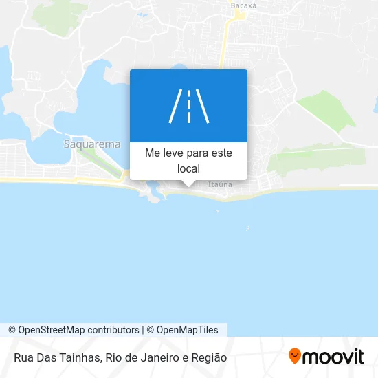 Rua Das Tainhas mapa