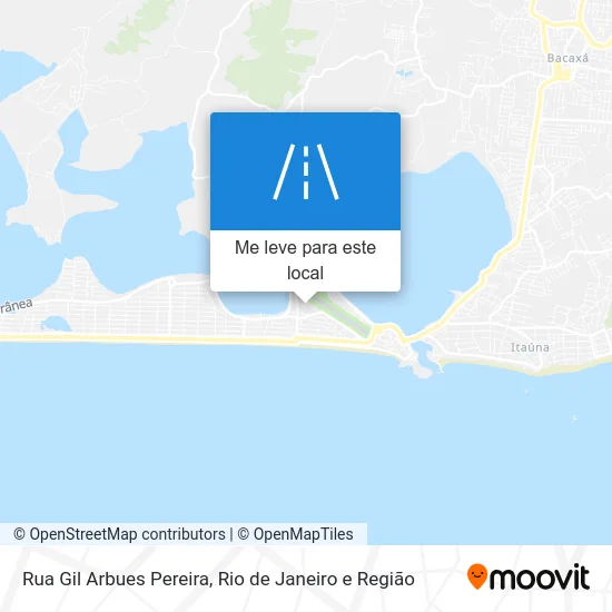 Rua Gil Arbues Pereira mapa