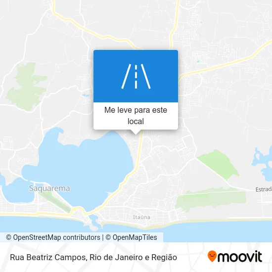 Rua Beatriz Campos mapa