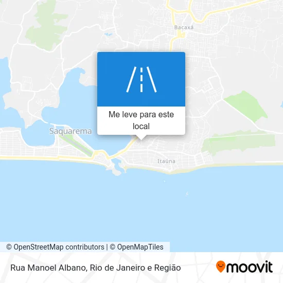 Rua Manoel Albano mapa