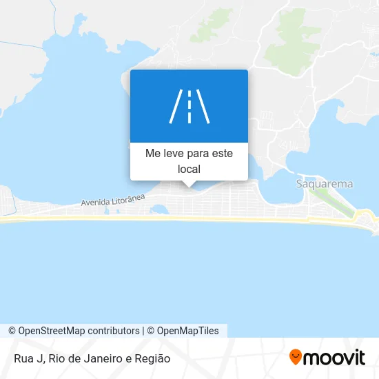 Rua J mapa
