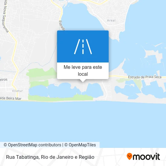 Rua Tabatinga mapa