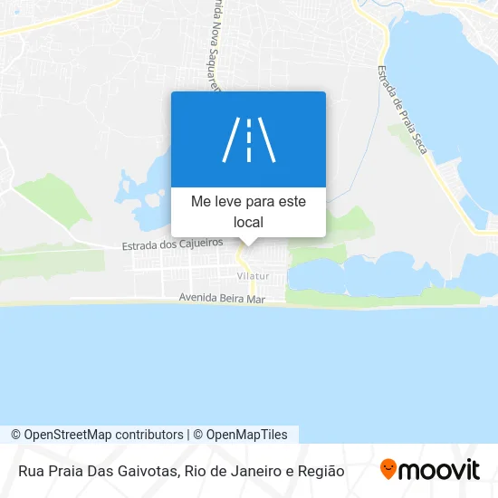 Rua Praia Das Gaivotas mapa