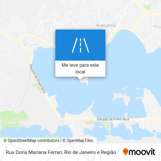 Rua Dona Mariana Ferrari mapa