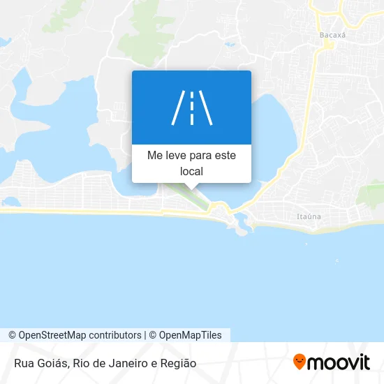 Rua Goiás mapa