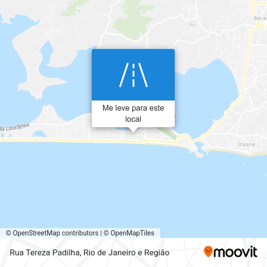 Rua Tereza Padilha mapa