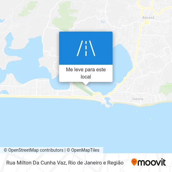Rua Milton Da Cunha Vaz mapa