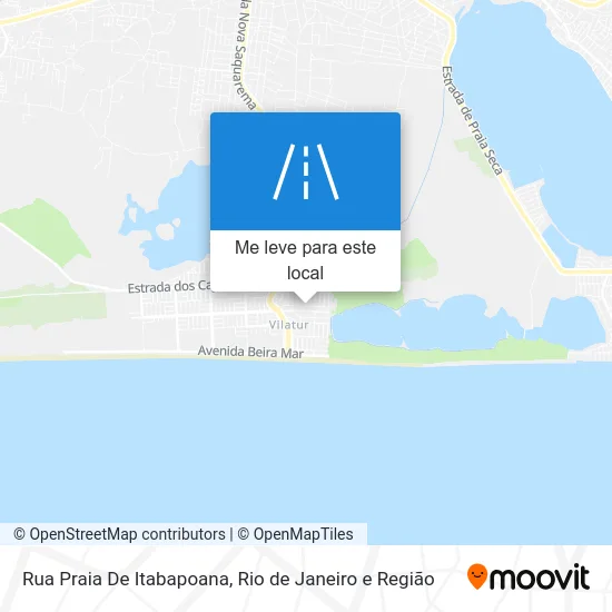 Rua Praia De Itabapoana mapa