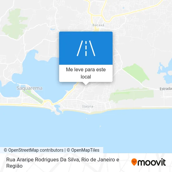Rua Araripe Rodrigues Da Silva mapa