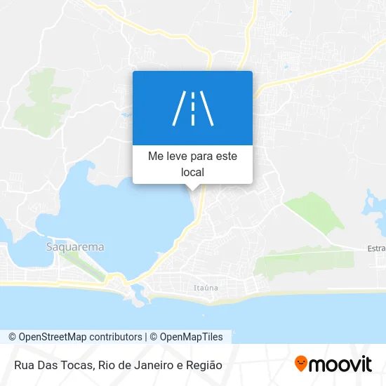 Rua Das Tocas mapa