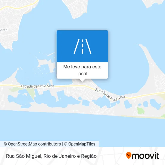 Rua São Miguel mapa