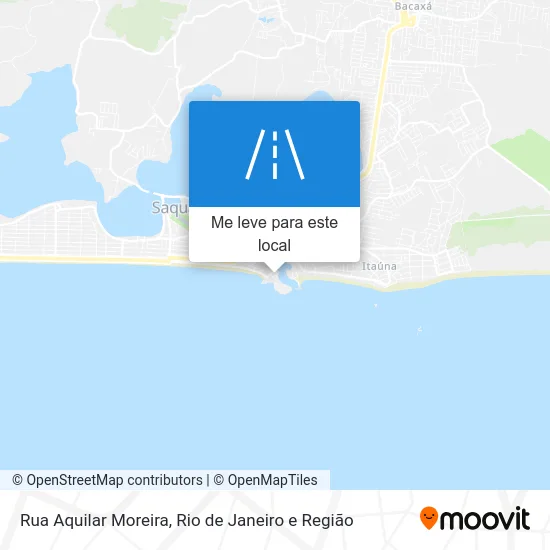 Rua Aquilar Moreira mapa