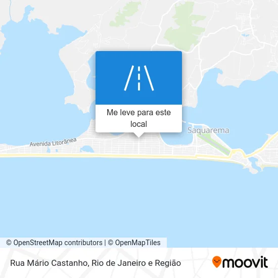 Rua Mário Castanho mapa