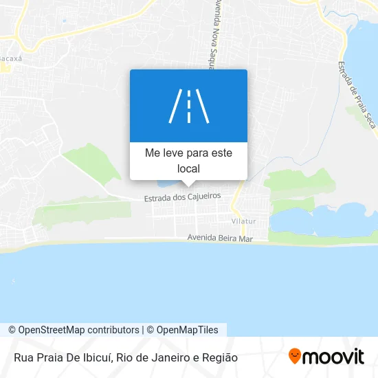 Rua Praia De Ibicuí mapa