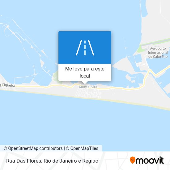 Rua Das Flores mapa