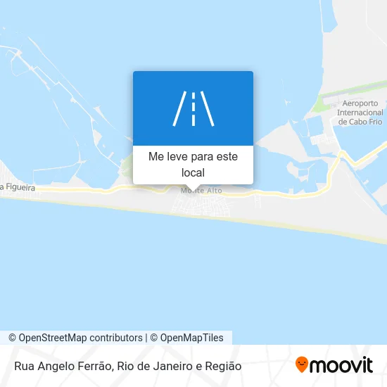 Rua Angelo Ferrão mapa
