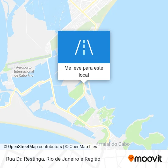 Rua Da Restinga mapa