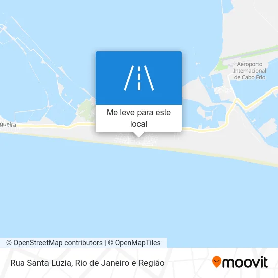 Rua Santa Luzia mapa