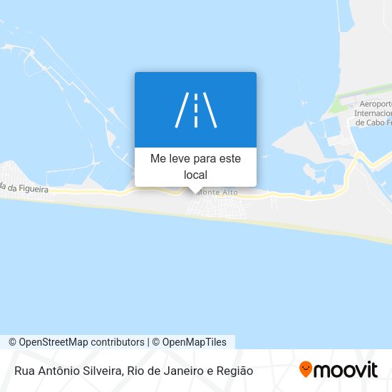 Rua Antônio Silveira mapa