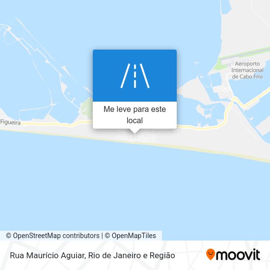 Rua Maurício Aguiar mapa