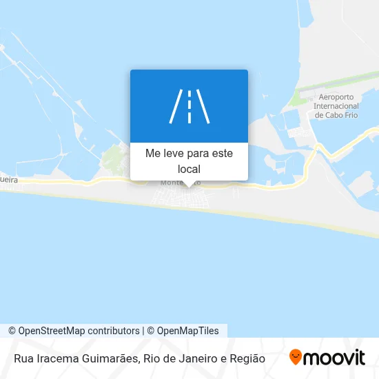 Rua Iracema Guimarães mapa