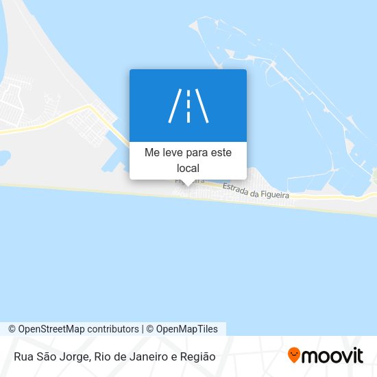 Rua São Jorge mapa