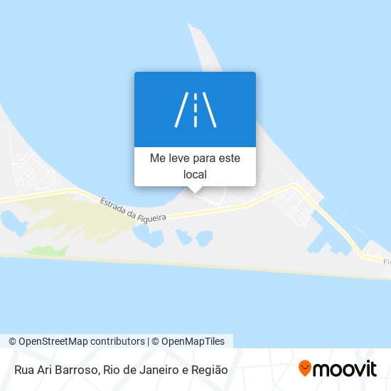 Rua Ari Barroso mapa