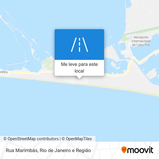 Rua Marimbás mapa