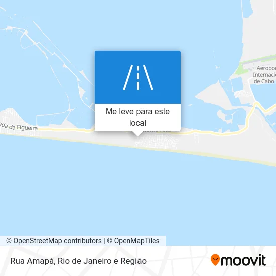 Rua Amapá mapa