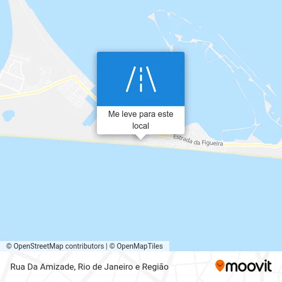 Rua Da Amizade mapa